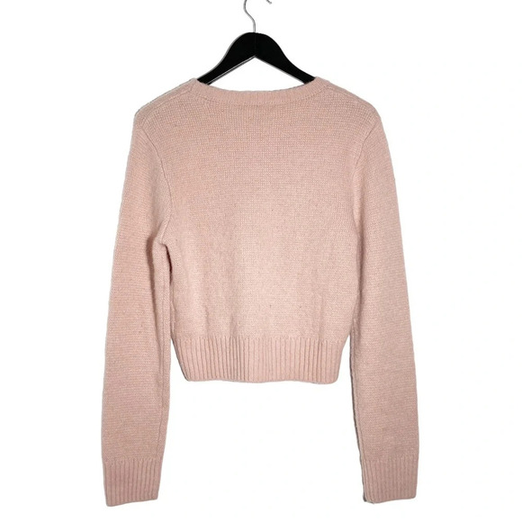 Re/done 60s Shrunken Sweater in Champagne size M - Picture 4 of 7